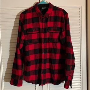 Burnside Flannel (black and red)